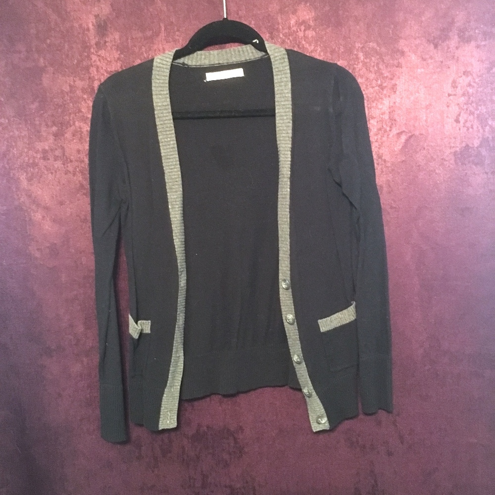 Black and Grey Cardigan